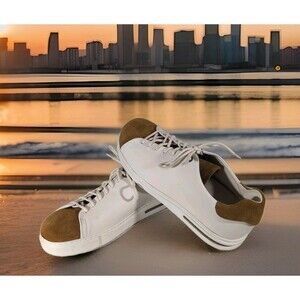 Birkenstock Bend Low Deacon Pop Sneaker Men’s 10 (EU 43) Beige Suede Leather